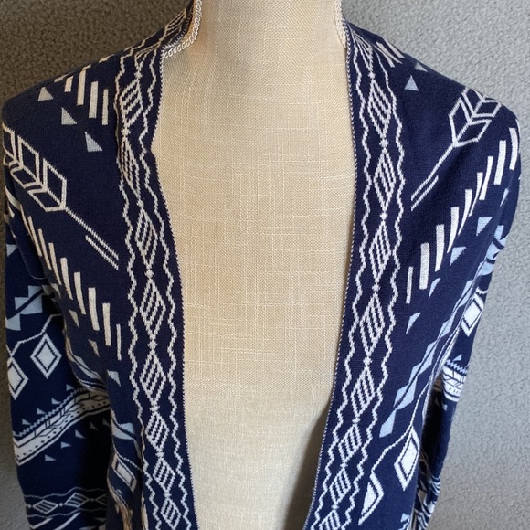 Pink Republic Women's Cardigan Sweater Size Juniors Medium Open Front - Picture 9 of 12